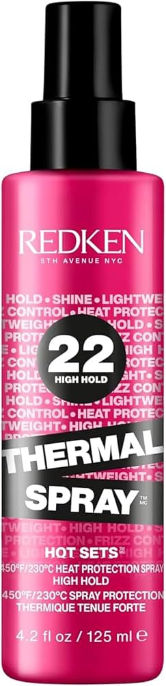 Redken Thermal Spray 22 High Hold - Thermal Heat Protectant and Setting Mist, For Curling and Fla... | Amazon (US)