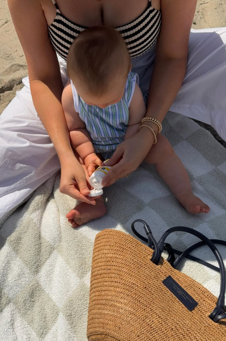 Beach days with my baby! 

 #LTKmomlife #LTKSwim #LTKBaby