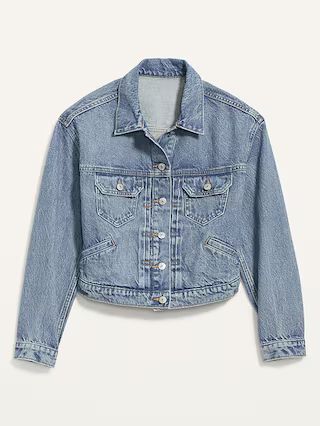 Cropped Jean Jacket for Women | Old Navy (US)