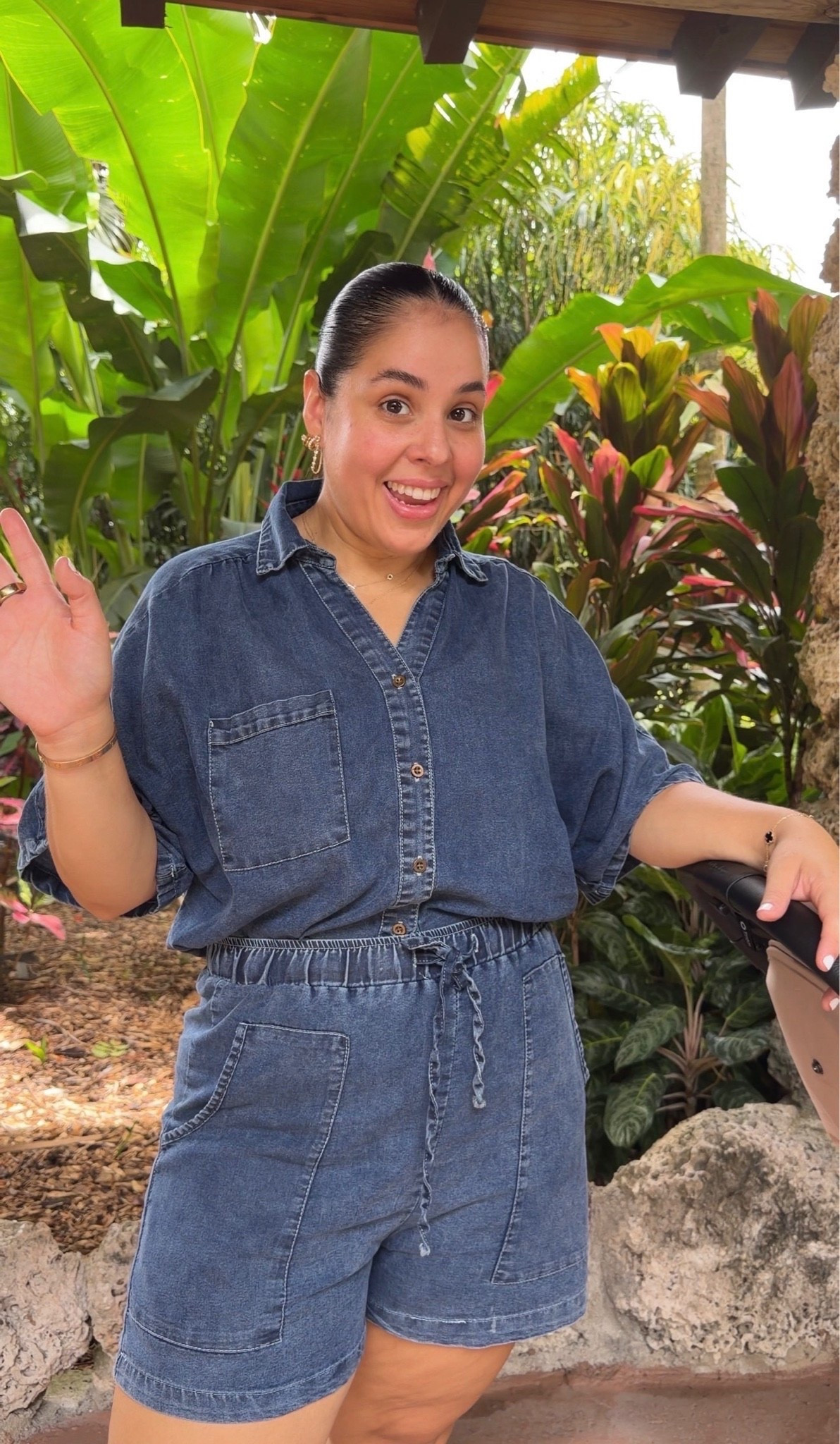 If you’re looking for an effortless one-and-done outfit… this denim romper is it. 🙌

It’s lightweight, comfortable, flattering, and perfect for everything from running errands to brunch or a day out with the family. Paired it with simple gold jewelry and called it a day. 🤍

#LTKootd #LTKMidsize #LTKSeasonal