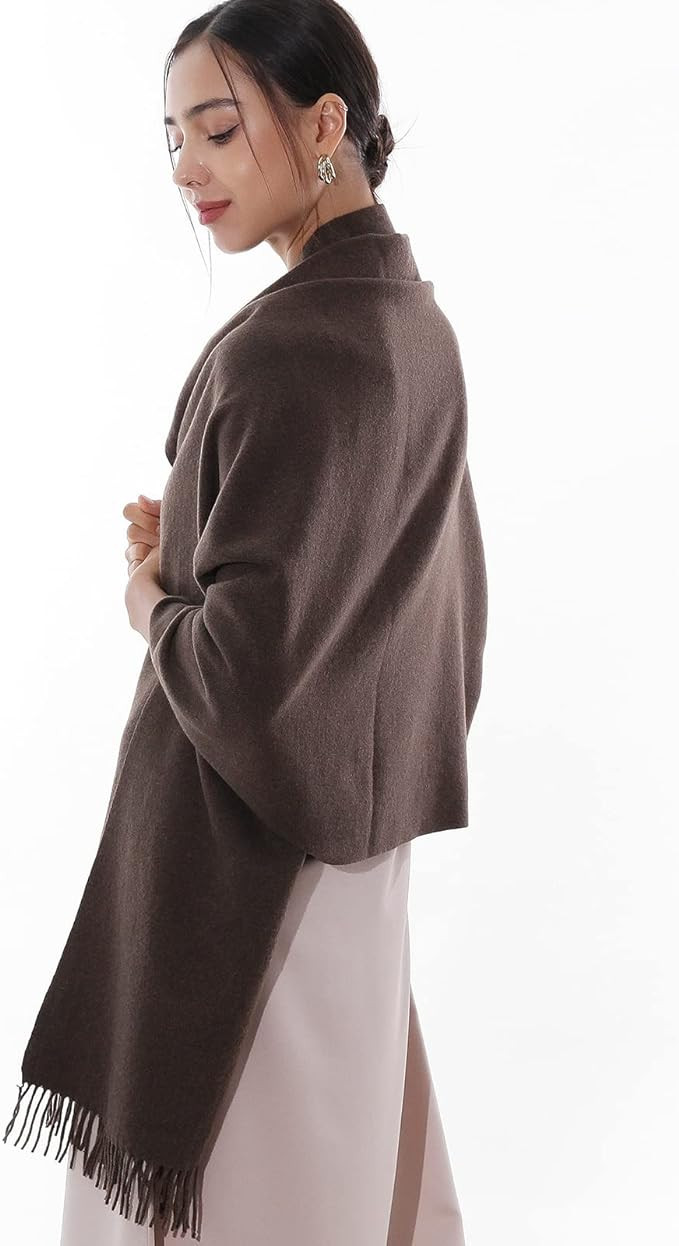 RIIQIICHY Winter Scarfs for Women Pashmina Shawls Wraps for Evening Dresses Large Warm Soft Scarv... | Amazon (US)