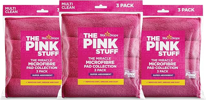 Stardrops The Pink Stuff Miracle Microfibre Pad Collection – Durable, Dual-Sided Scrubbing & Cl... | Amazon (US)