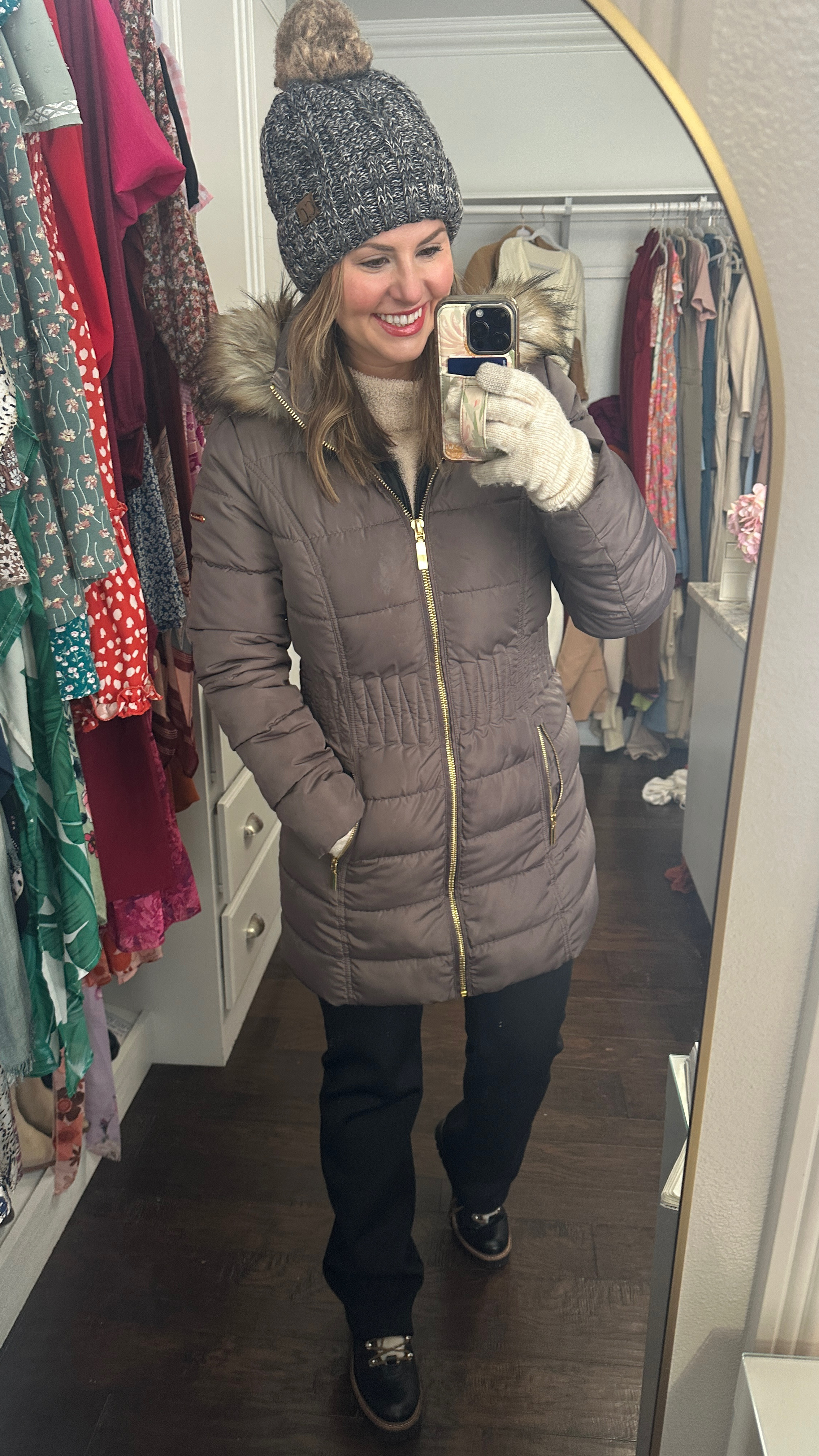 Winter gear for braving the snow! 

First layer is my oversized sweater that feels like barefoot dreams! So soft & warm! Size m

Outer layer is my favorite puffer coat of all time! This brand makes beautiful coats with women in details. So worth a little more $ because you will wear it so much!

Beanie Pom hat is fleece lined and extremely warm! 

Boots are from Target. Always get so many compliments on these very comfortable. TTS.



#LTKSeasonal #LTKWatchNow #LTKStyleTip