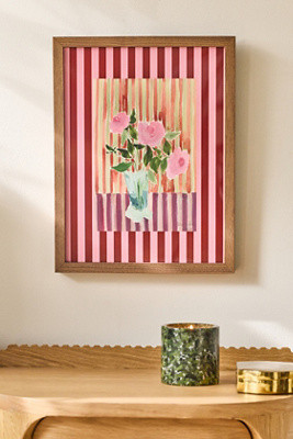 Striped Florals #1 Wall Art | Anthropologie (US)