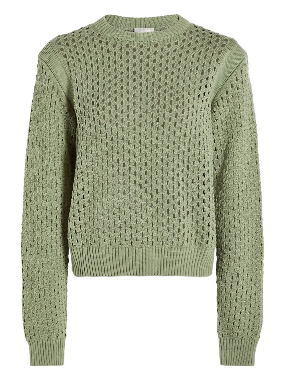 Varley Hains open-knit crew-neck sweater - Green | Farfetch Global