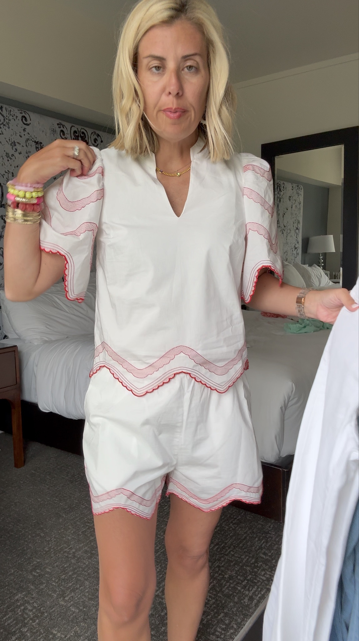 A set is a fab option because we will wear the top and bottom together and separately!!! Talk about price per wear… 

I’m in XS top, S shorts!

#LTKootd #LTKTravel #LTKSeasonal