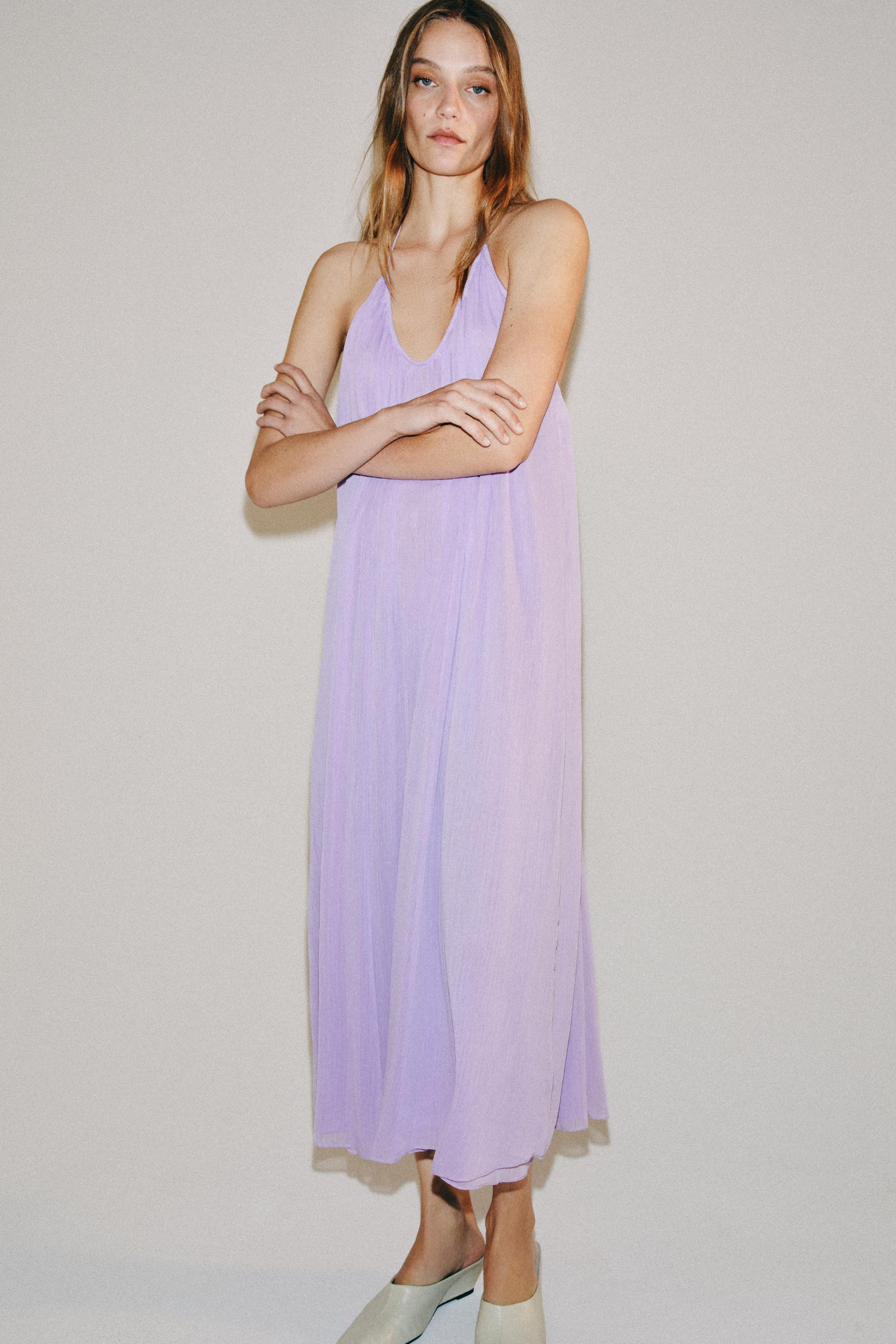 ZW COLLECTION LONG STRAPPY DRESS | Zara US