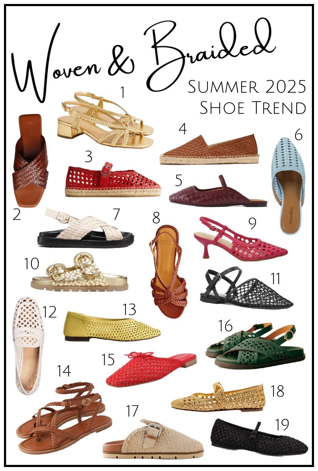 Want style, support, and comfort with your shoes this summer? I have found fashionable footwear that is also great for walking, standing, arch support, and a season of being comfy and chic. My picks for the best woven and braided summer shoes of 2025 are - see the full collection and styling tips at wardrobeoxygen.com 

#LTKOver40 #LTKShoeCrush #LTKSeasonal