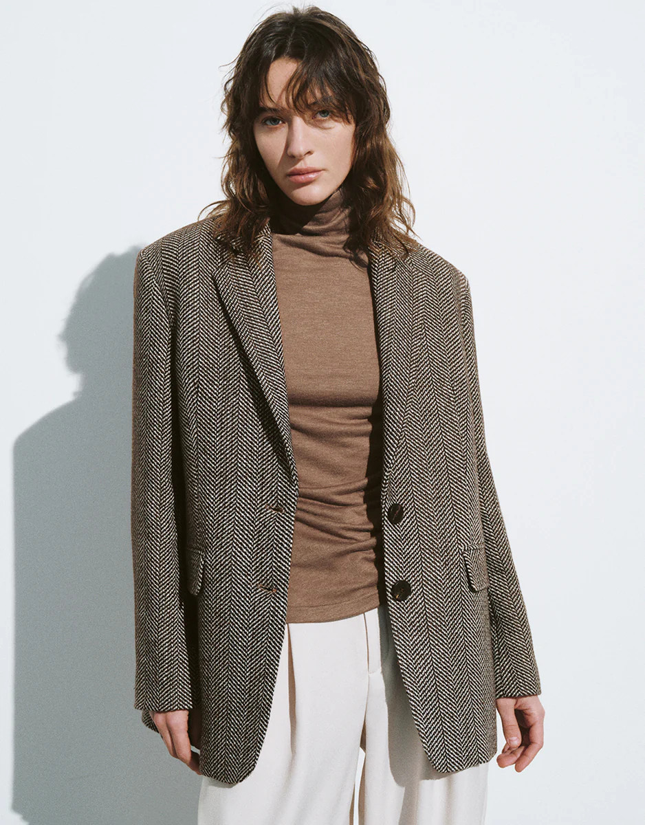 Notch Lapel Tailored Blazer | Urban Revivo