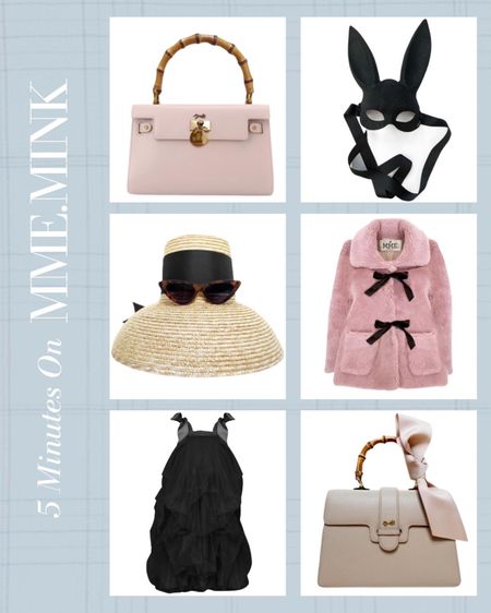 Five minutes on the brand MME.MINK. Love their fun curation of bags and all sorts of pieces!

#LTKitbag #LTKstyletip #LTKSeasonal