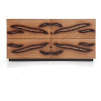 Black Inlay Sideboard For Dining Room Cupboard Furniture With Drawers Contemporary Cabinet Copper Stylish Custom Made | Etsy (US)