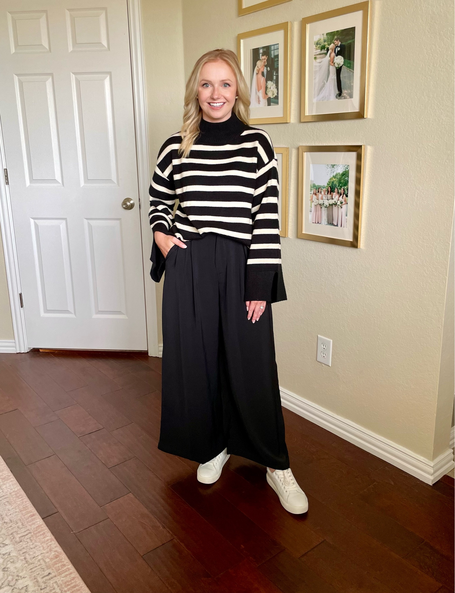 Teacher outfit idea! Striped sweater 

#LTKworkwear #LTKSeasonal #LTKFind