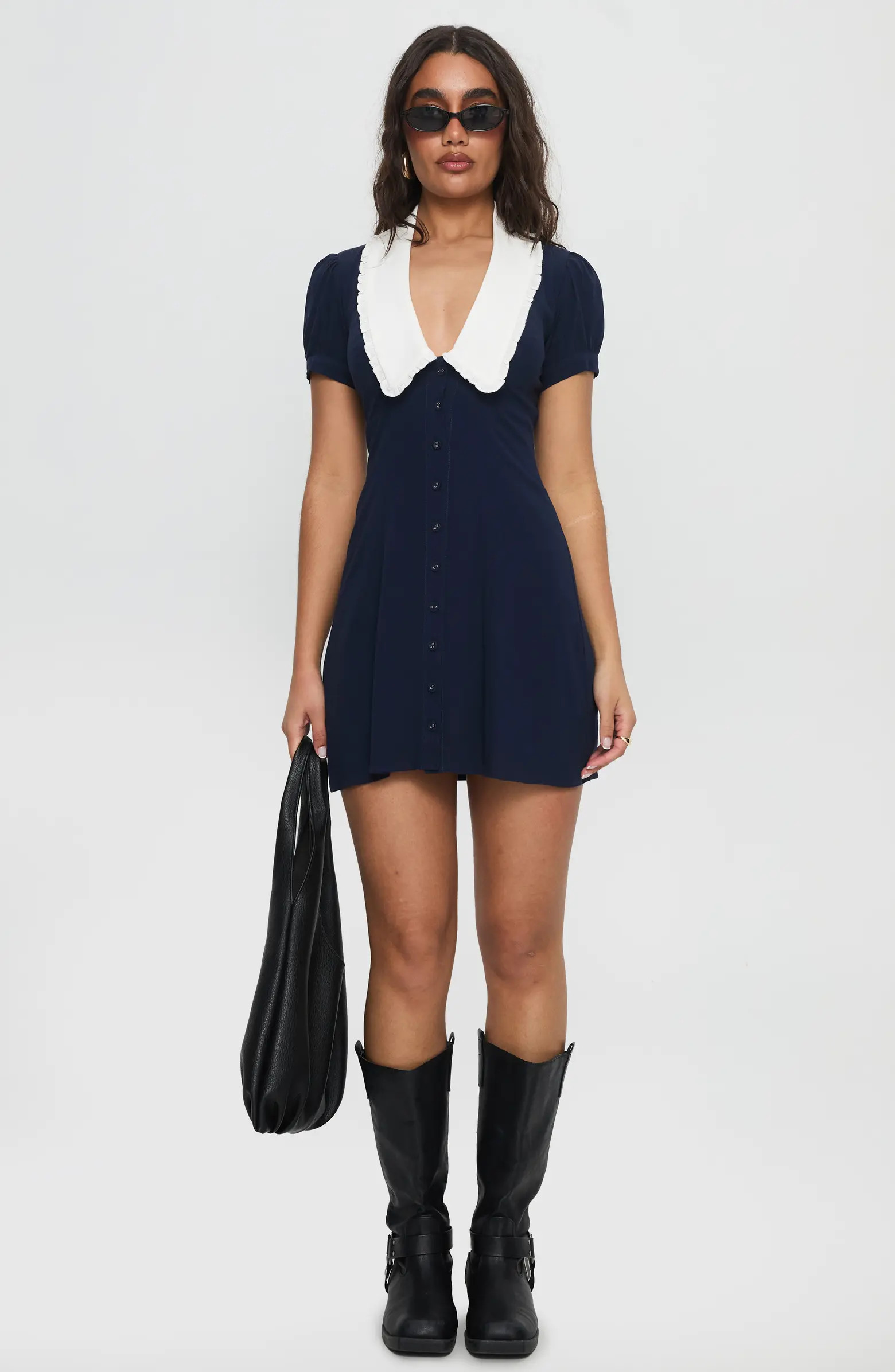 Fabiola Collared Minidress | Nordstrom