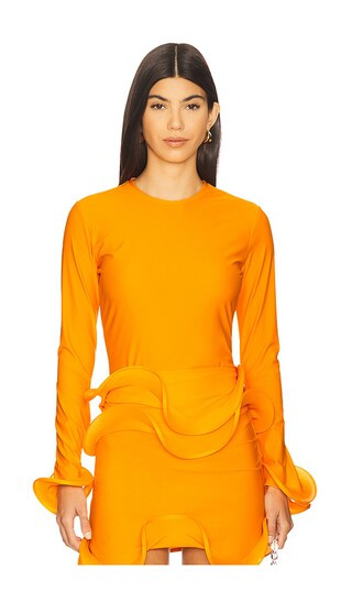 Sid Neigum for FWRD Wave Tube Top in Orange. - size L | Revolve Clothing (Global)