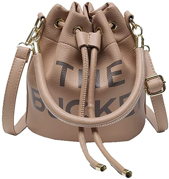 Small Bucket Bag for Women, Leather Bucket Bag Purses, Crossbody/Handbag/Hobo Bag(7.9 * 7.9 * 8.3... | Amazon (US)