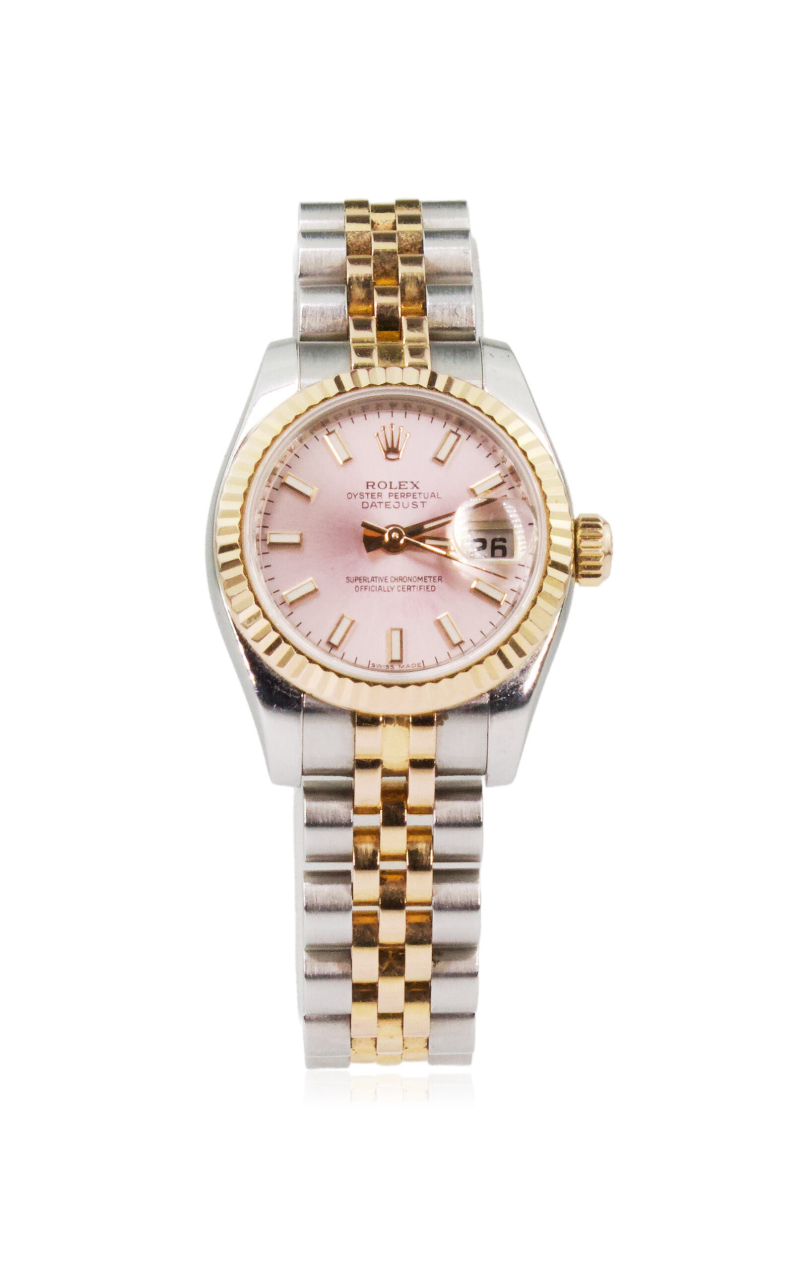 DateJust Stainless Steel, 18K Rose Gold Watch | Moda Operandi (Global)