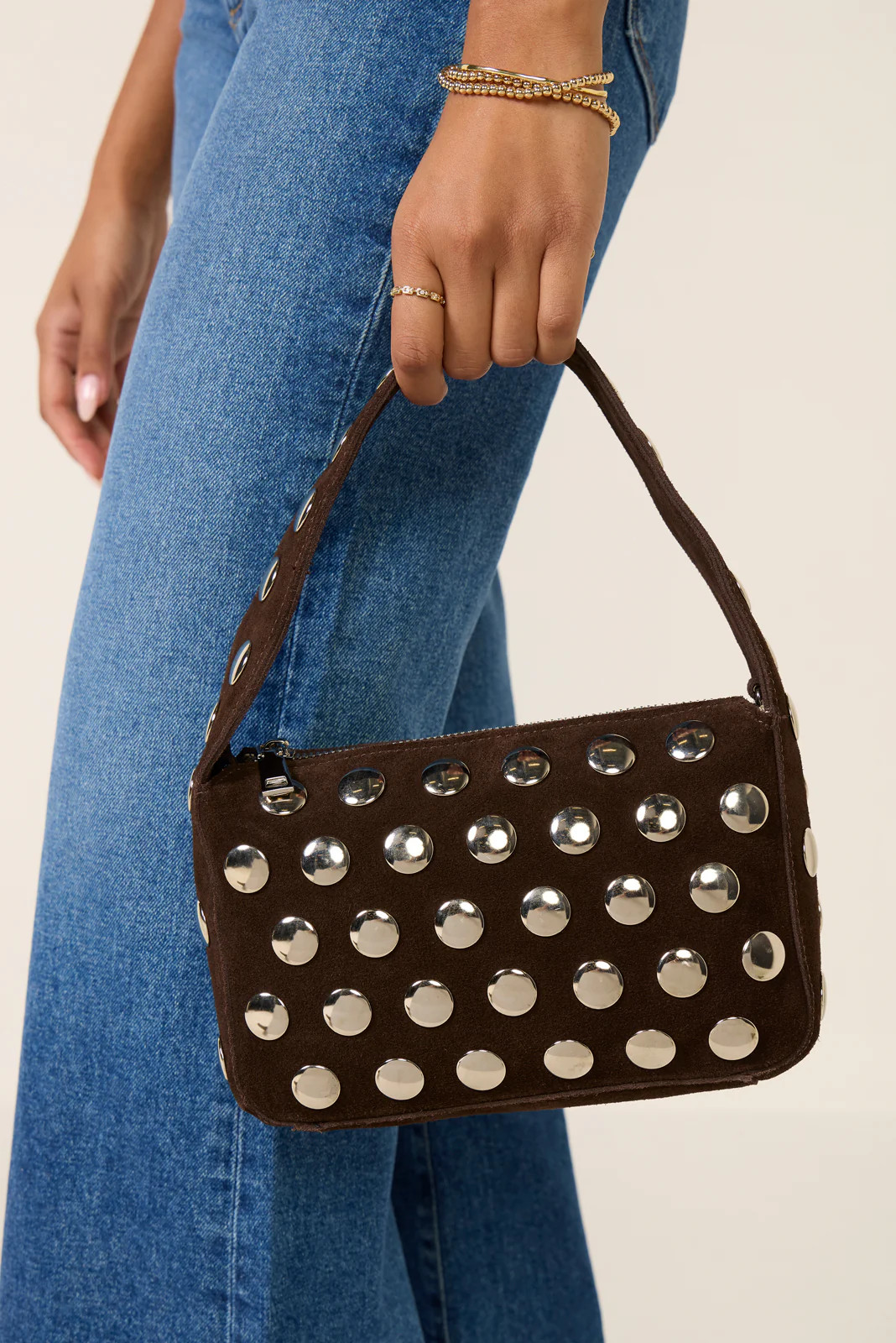 Lena Studded Shoulder Bag | Evereve
