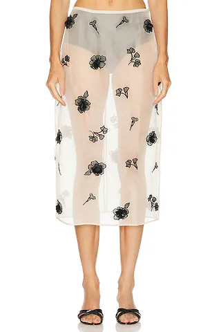 by Marianna Minah Midi Skirt | FWRD 