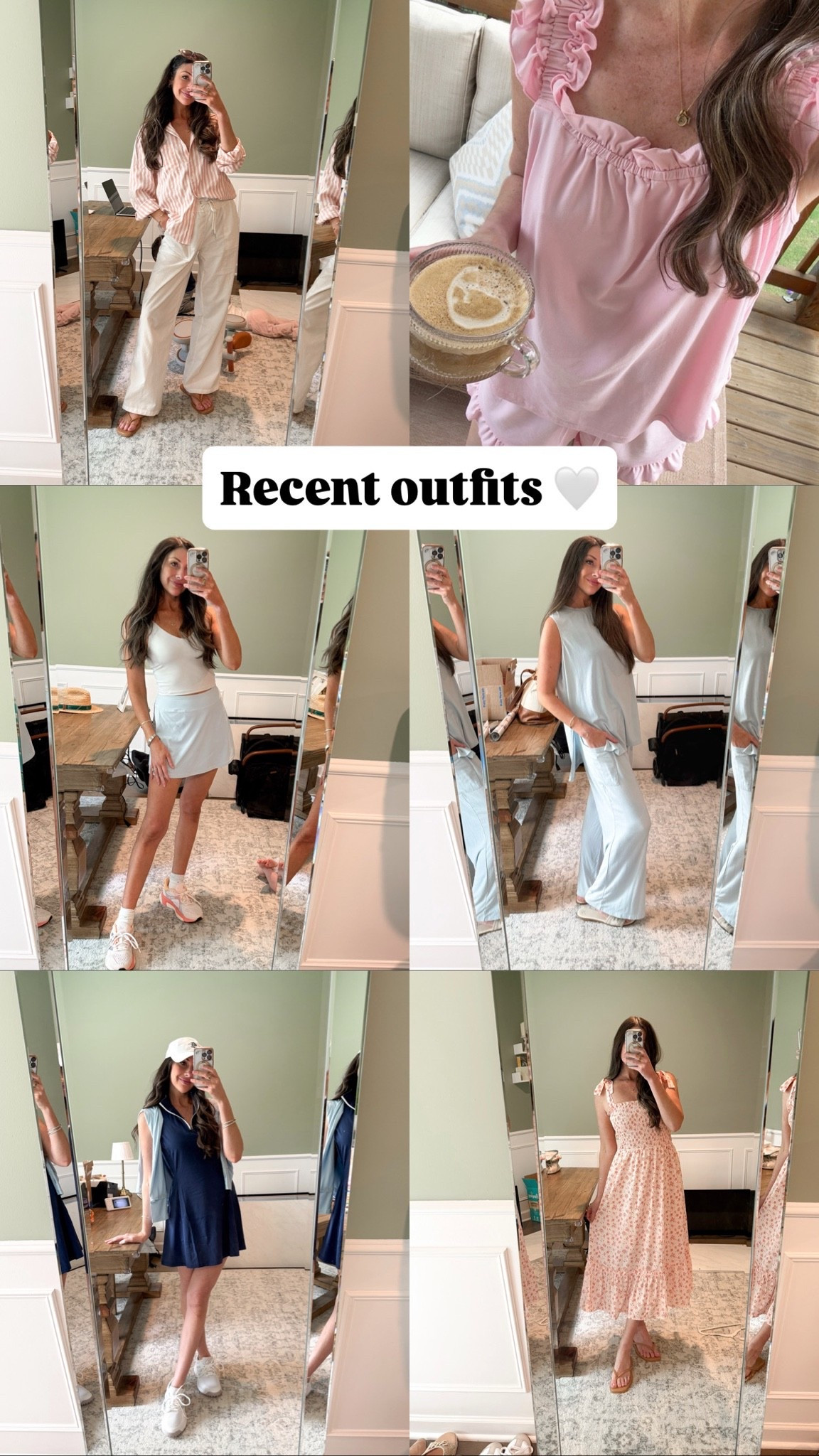 Recent outfits 🤍