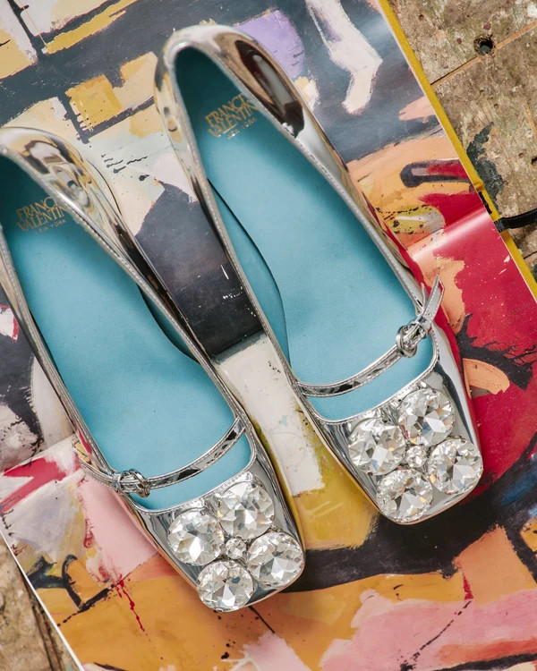 Josephine Heel - Silver | Frances Valentine