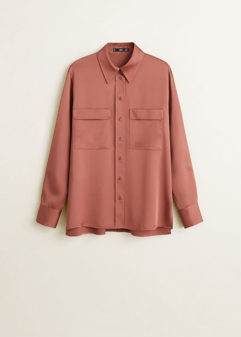 Satin shirt | MANGO (US)