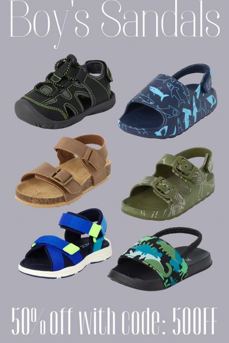 Boys sandals on sale with code 50OFF

#LTKSeasonal #LTKkids