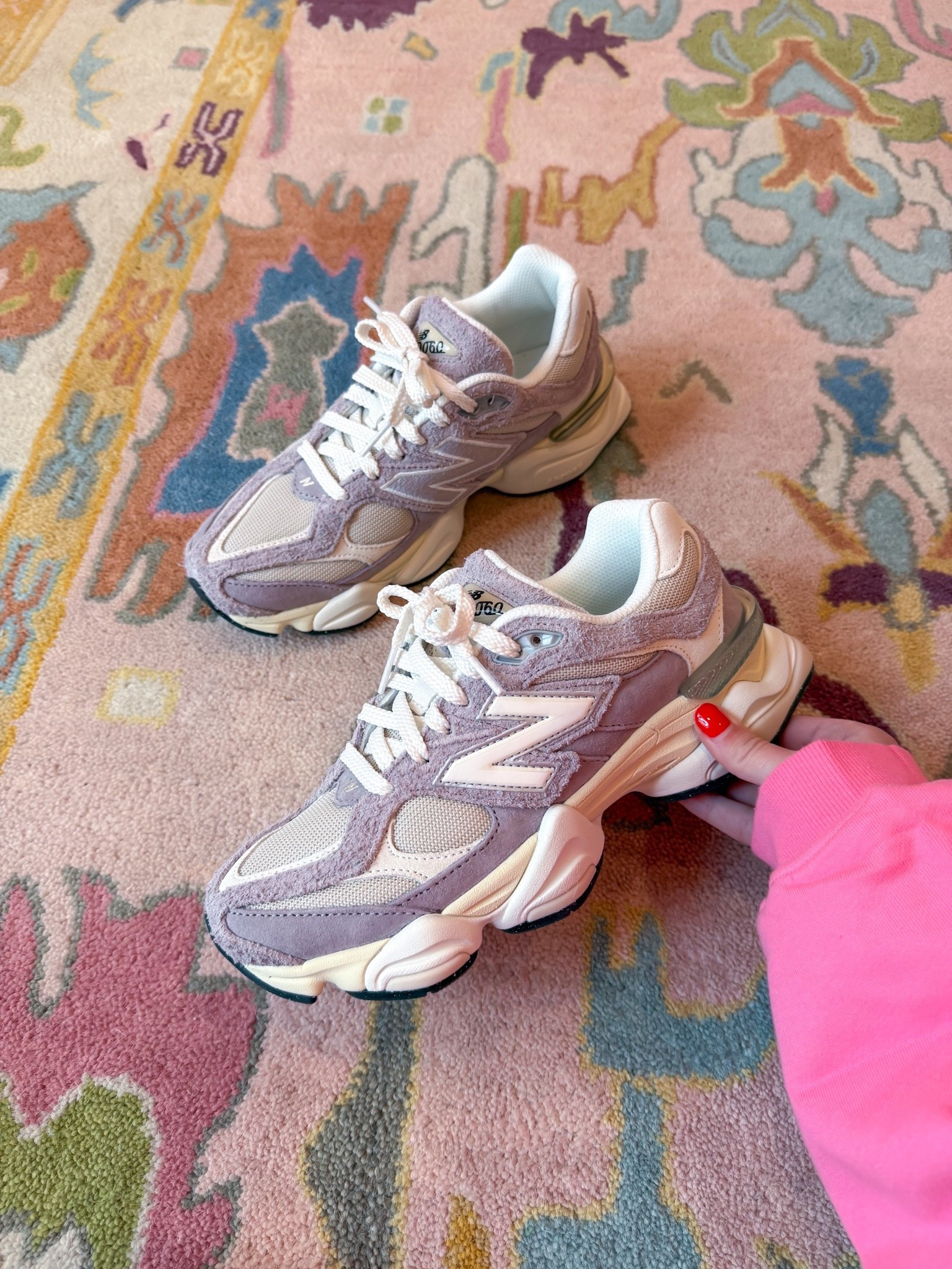 Lavender new balance 9060 sneakers
Size: 7 (TTS) 
Nordstrom anniversary sale

#LTKSaleAlert