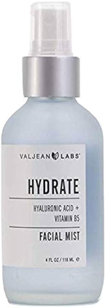 Valjean Labs Face Mist - Hydrate | Hyaluronic Acid + Vitamin B5 | Helps to Hydrate and Plump Skin... | Amazon (US)