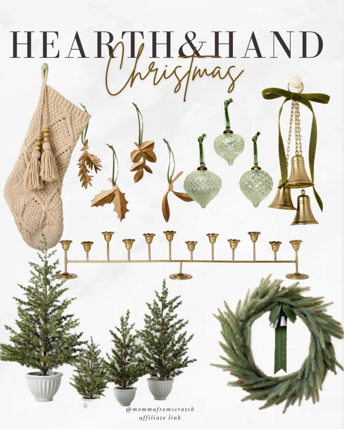 Christmas hearth and hand decor at target! Target Christmas decor candle holders, wreath, green Christmas trees, ornaments stockings 

#LTKSeasonal #LTKFindsUnder50 #LTKHome