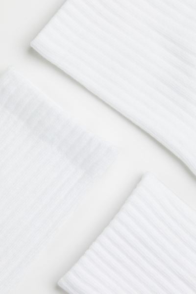 3-pack Socks - White - Ladies | H&M US | H&M (US + CA)