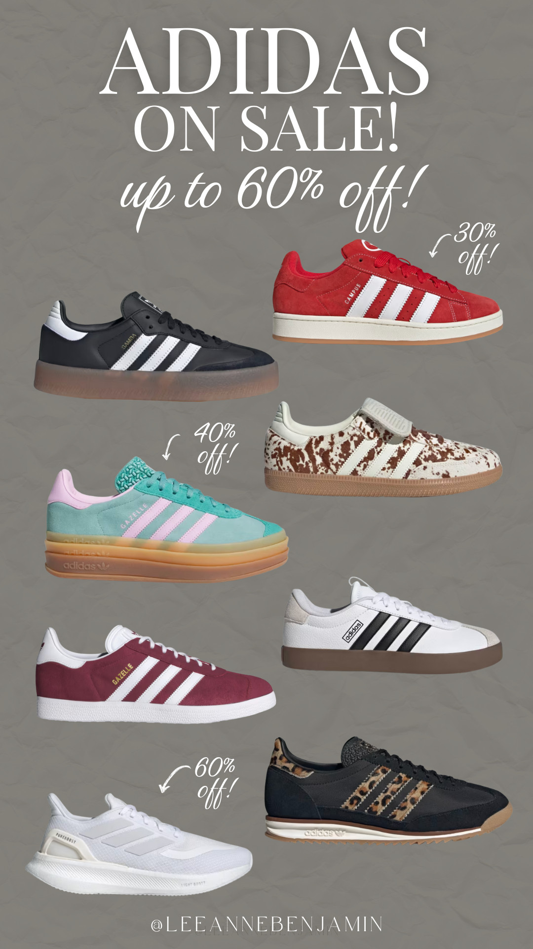 Up to 60% off adidas! 

#LTKFindsUnder100 #LTKActive #LTKOver40