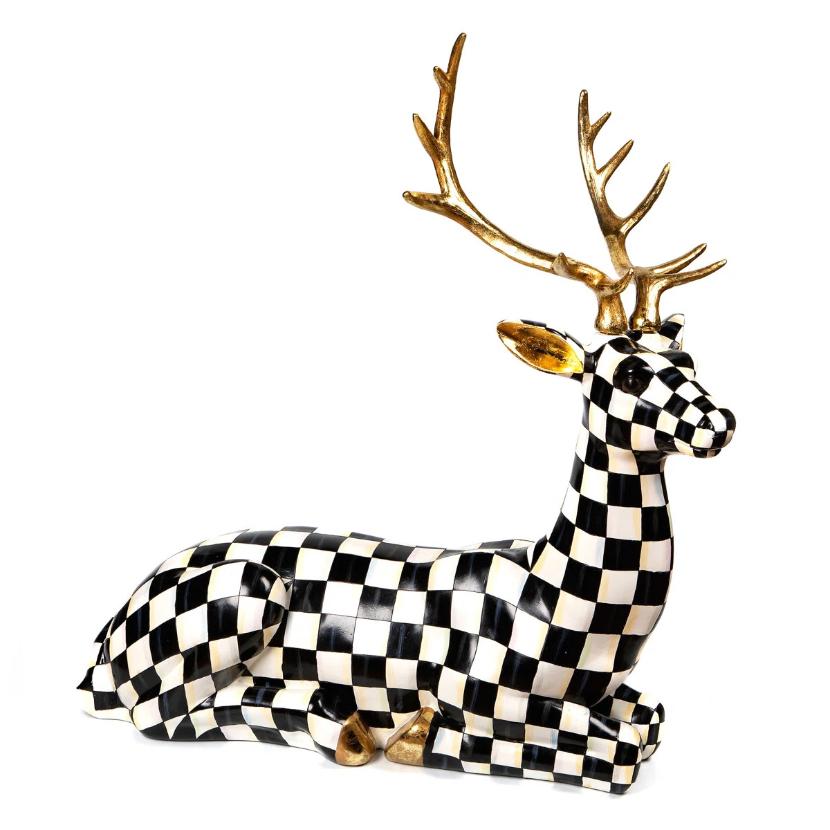 Courtly Check\u00ae Outdoor Resting Deer | Wayfair North America