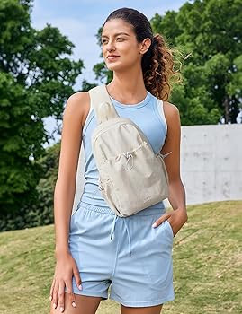 G4Free Sling Bag for Women, Casual Crossbody Handbag Fashionable Shoulder Backpack Lightweight Ch... | Amazon (US)