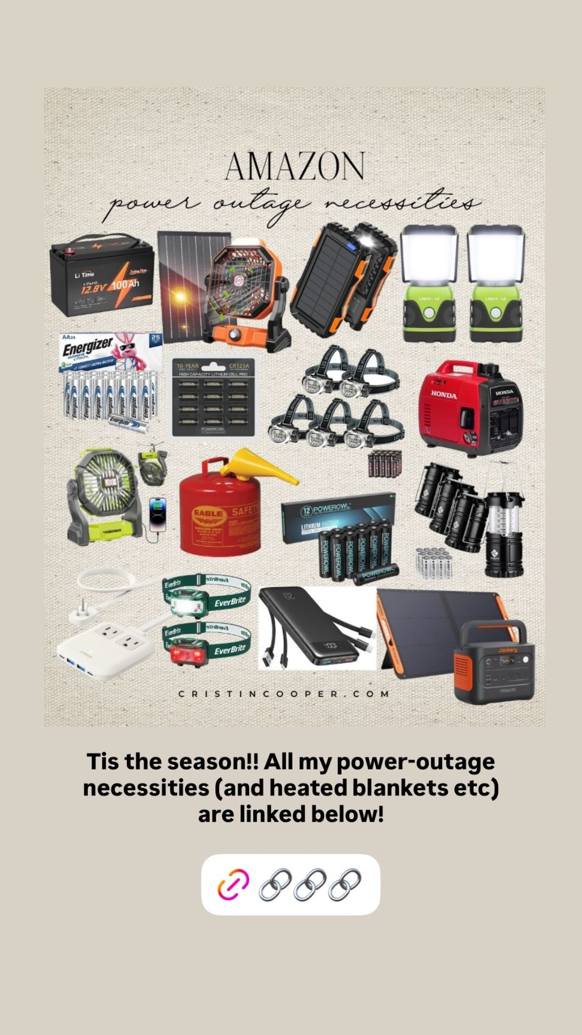 Tis the season!! All my power-outage necessities (and heated blankets etc) are linked !

#LTKHome #LTKSeasonal