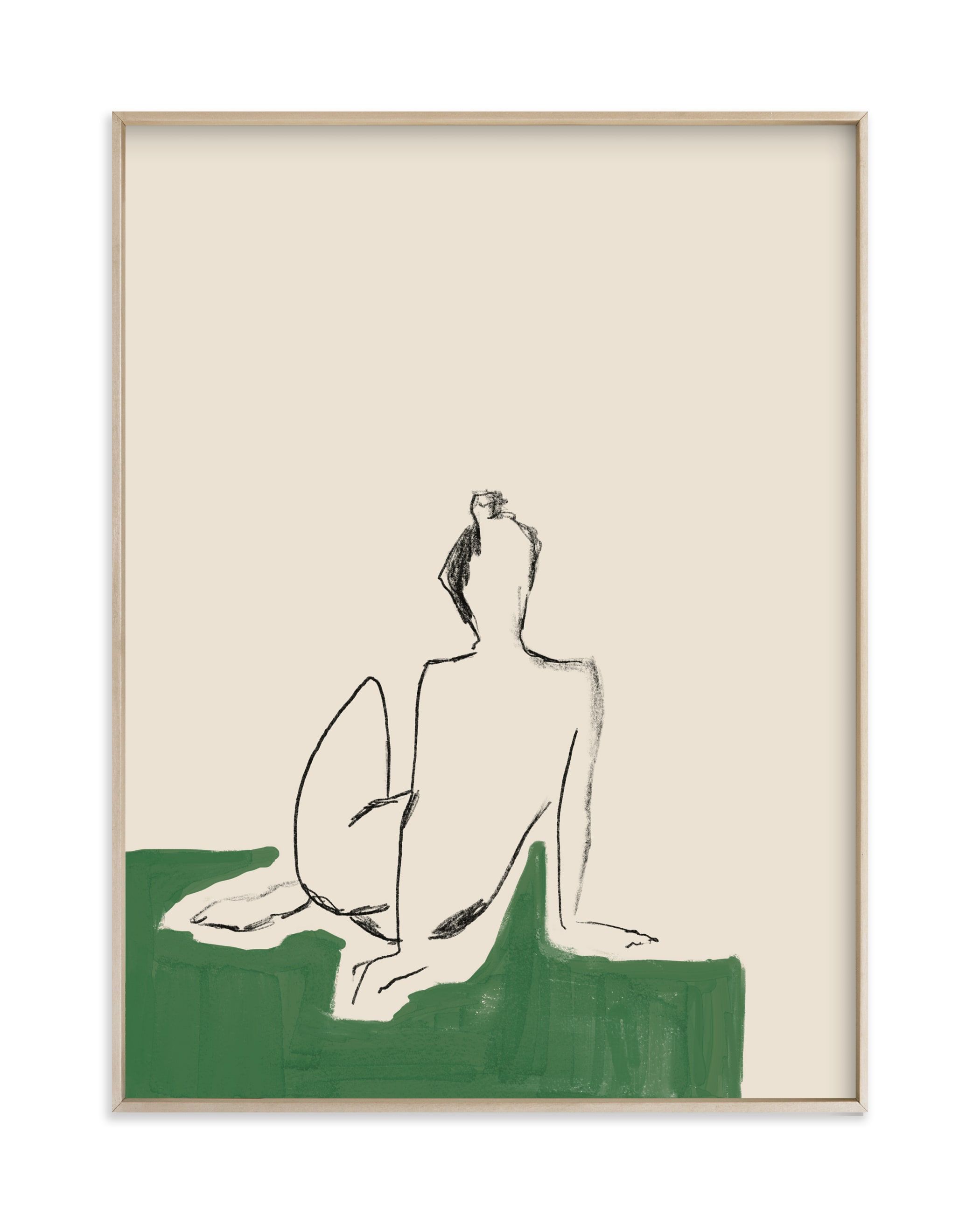 Figure on Green | Minted