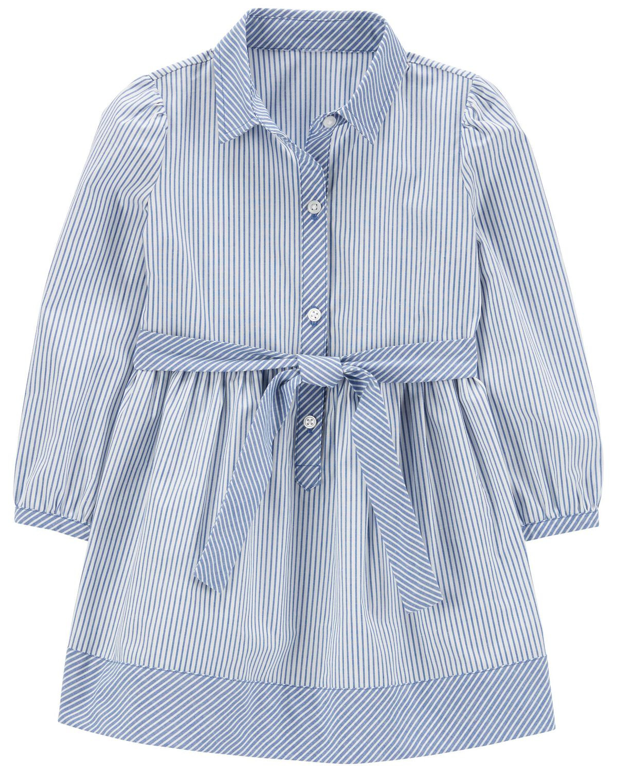 Blue Toddler Striped Shirt Dress | carters.com | Carter's