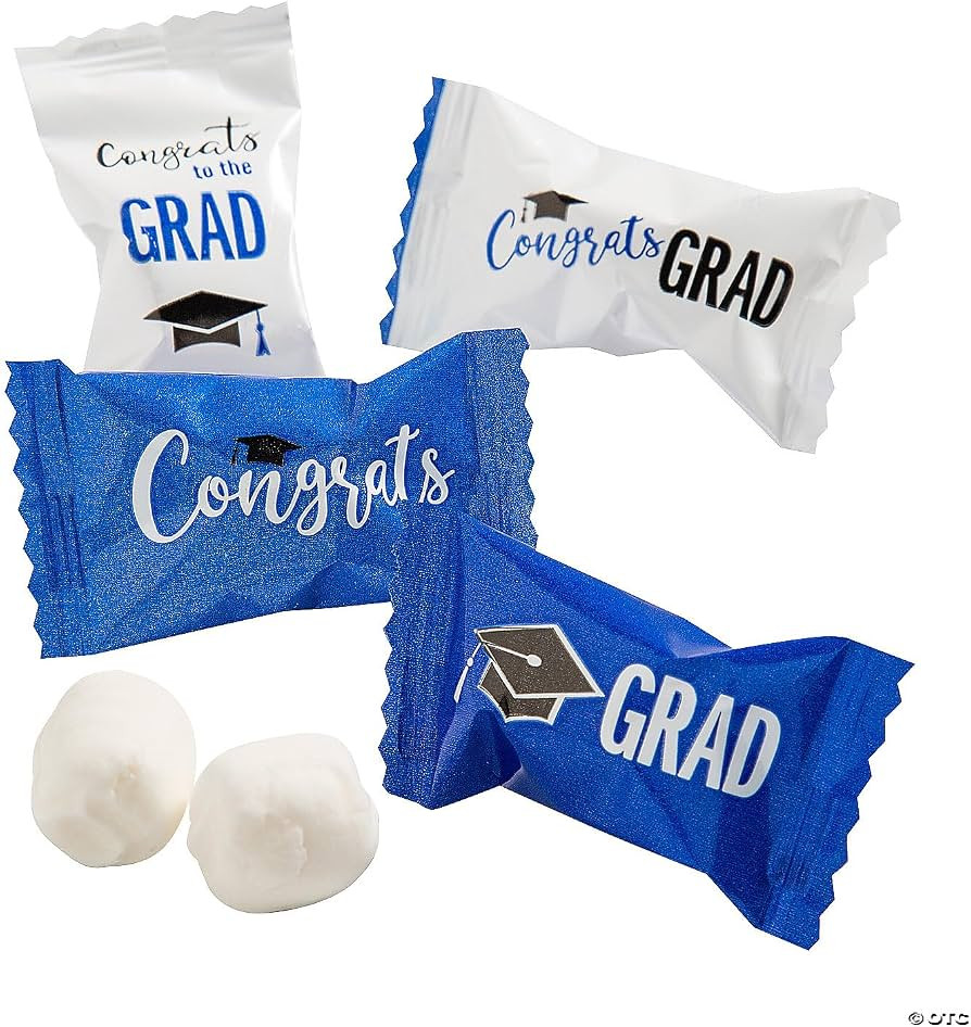 Fun Express Graduation Butter Mints Individually Wrapped Bulk - 108 Premium Buttermints Candy for... | Amazon (US)