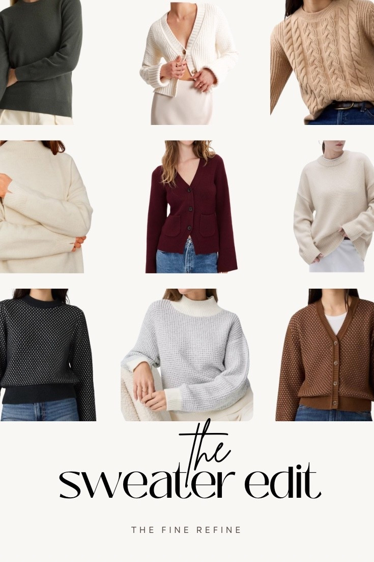 These sweaters look so much more expensive than they are ! 

#LTKTravel #LTKWorkwear #LTKSeasonal