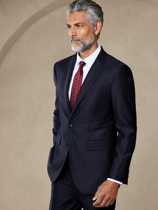 Signature Italian Hopsack Suit Jacket | Banana Republic (US)
