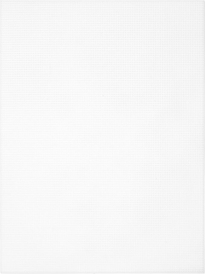Cousin DIY 14 Count Perforated Plastic Stitching Canvas, 8.5"X11" 2/Pkg, White 2 Piece | Amazon (US)