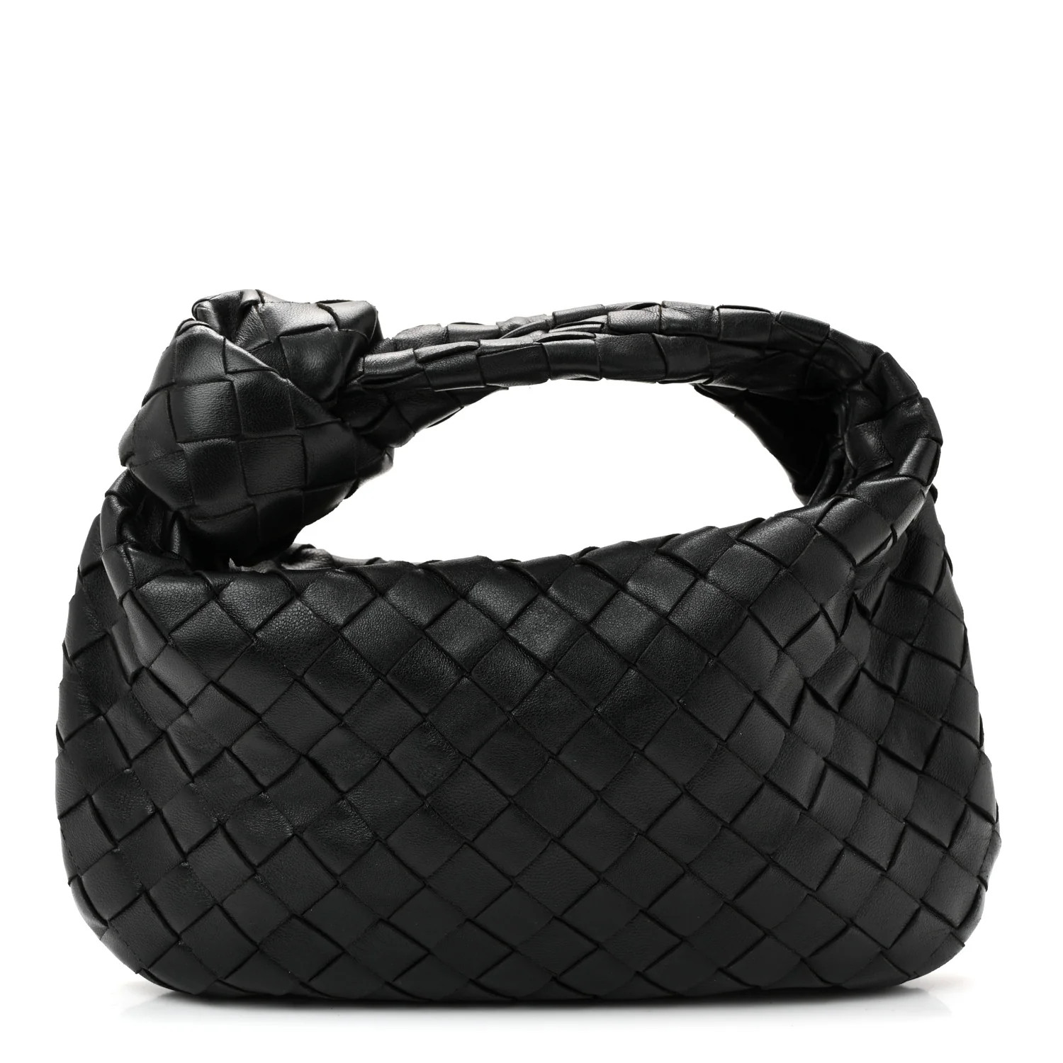 Nappa Intrecciato Mini Jodie Black | FASHIONPHILE (US)