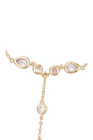 Lili Claspe Aurora Hand Chain in Gold from Revolve.com | Revolve Clothing (Global)