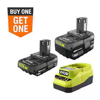 ONE+ 18V Lithium-Ion Starter Kit with 2.0 Ah Battery, 4.0 Ah Battery, and Charger | The Home Depot