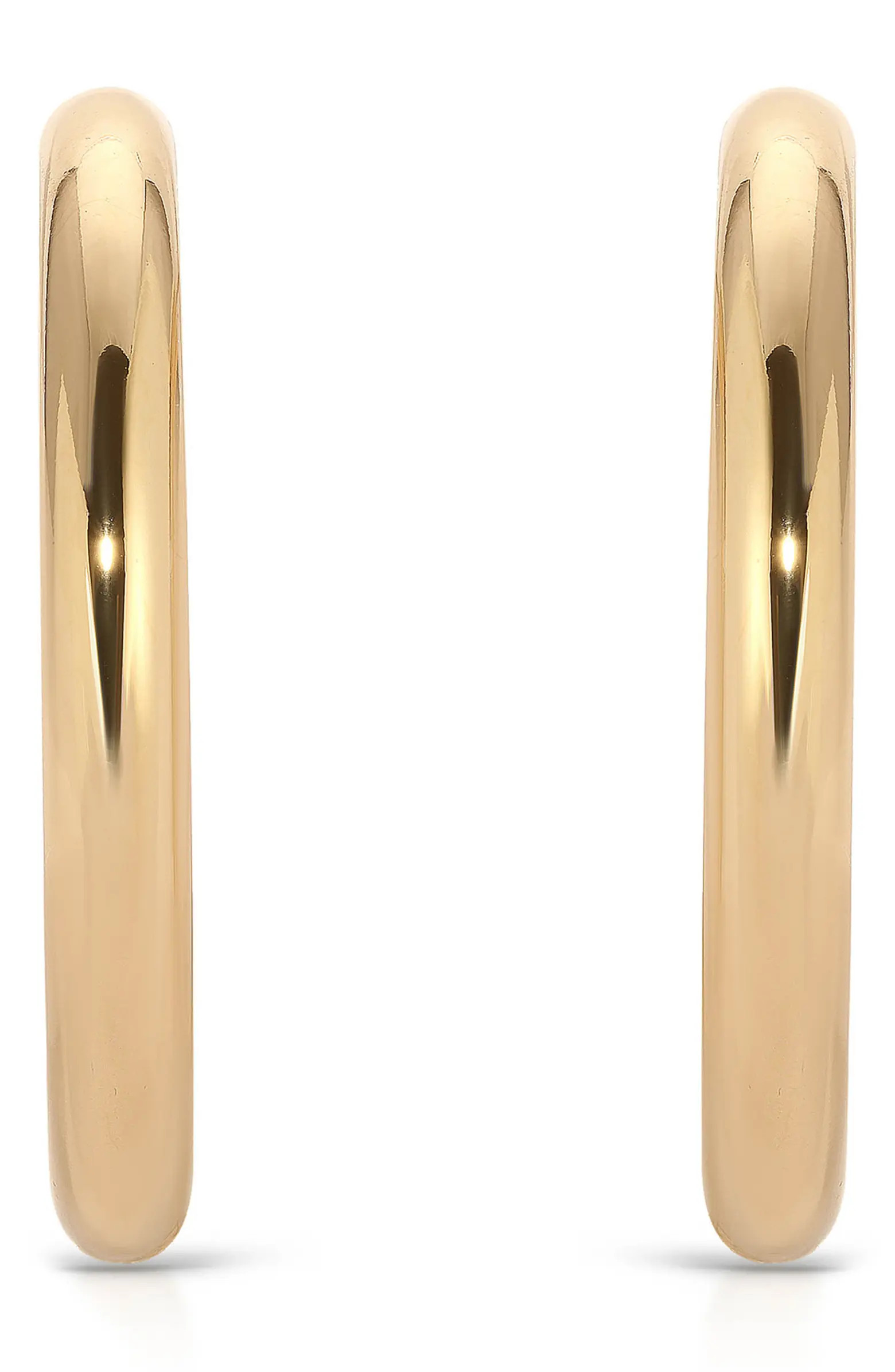 Large Thick Classic Hoop Earrings | Nordstrom