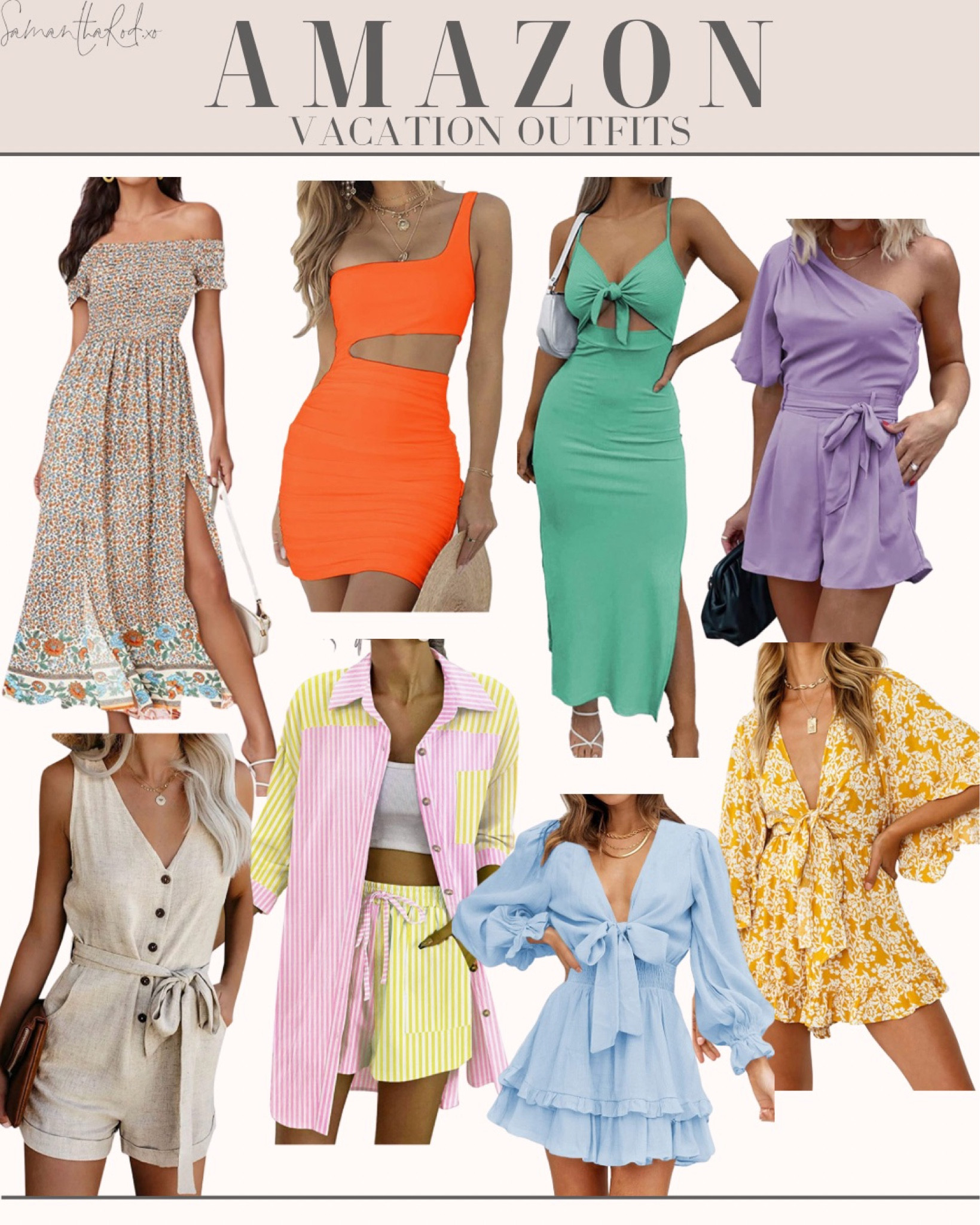 Amazon Vacation Finds🏖️
Travel outfits , vacation outfits , summer outfits , spring outfits , summer dress , spring dress , vacation dress , travel dress , summer sets , spring sets , travel sets , vacation sets , summer rompers , spring rompers , travel rompers , vacation rompers , swim coverups , vacation coverups , cropped tops , cropped tanks , Amazon finds , Amazon fashion , ltk finds 

#LTKFind #LTKtravel #LTKSeasonal