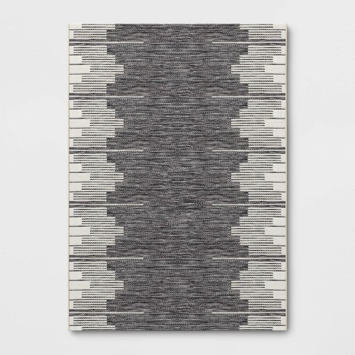 Graphic Steps Outdoor Rug Black - Project 62™ | Target