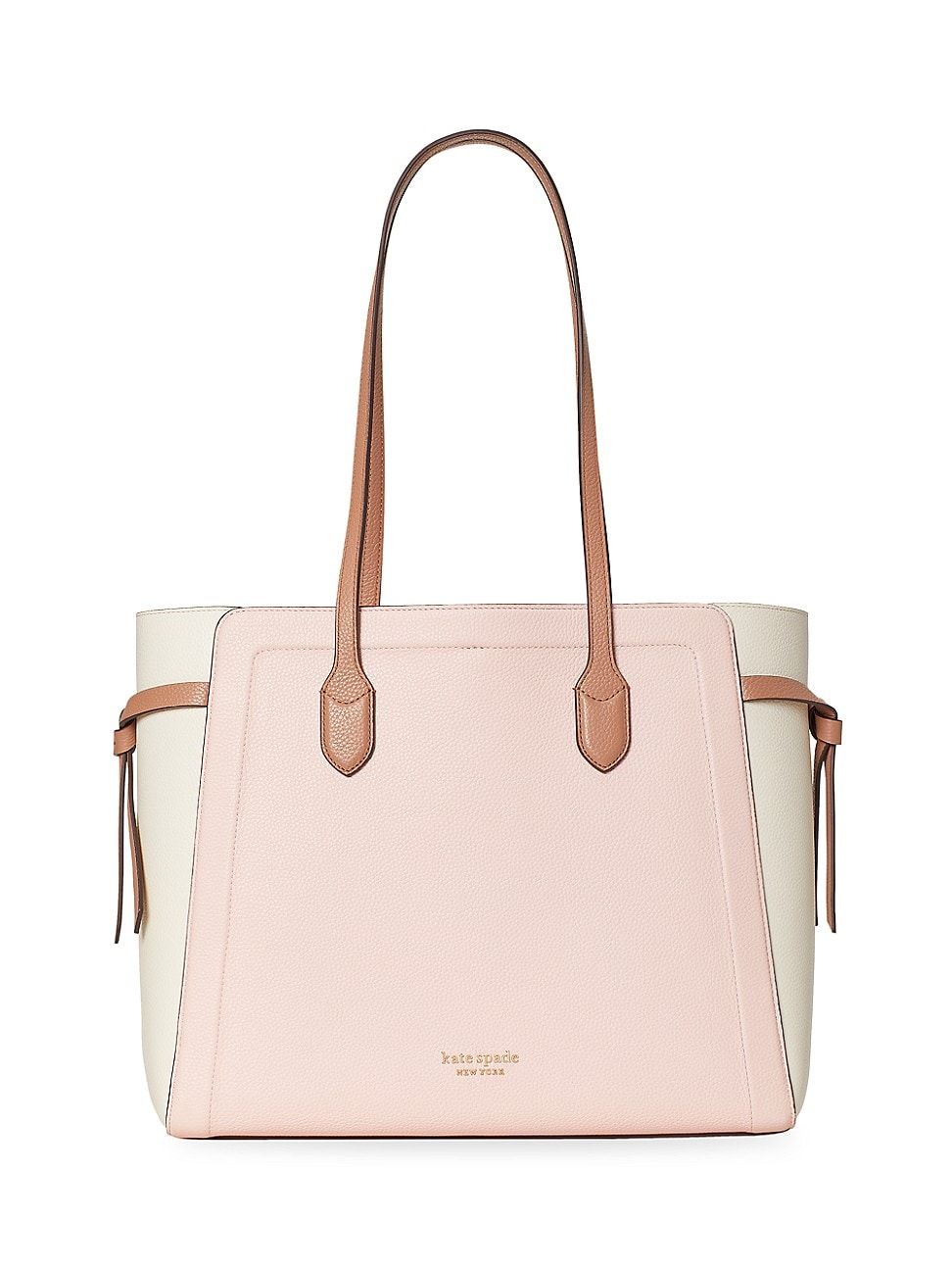 kate spade new york Knott Large Leather Tote | Saks Fifth Avenue
