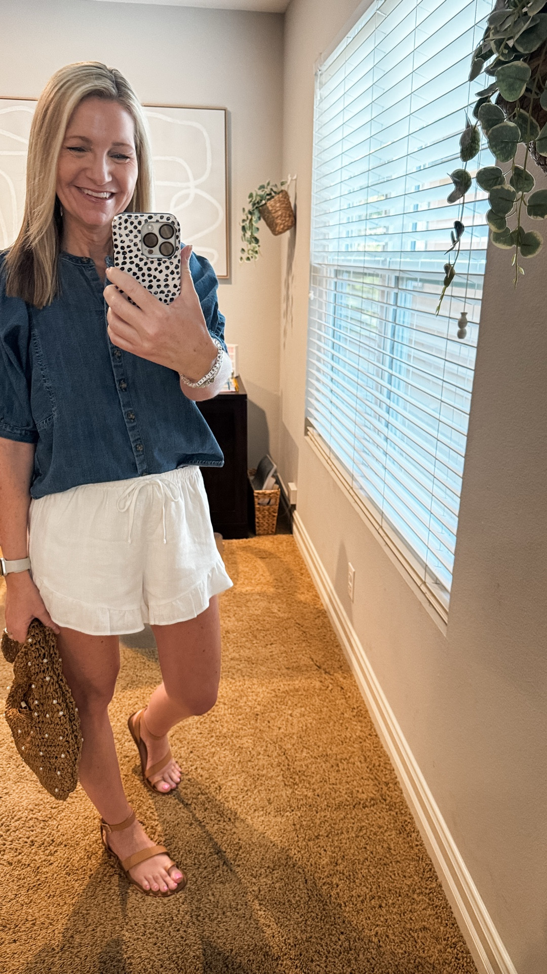 The cutest linen shorts with a ruffle hem are part of the Abercrombie LTK sale. They come in multiple color options and would be great over a swimsuit too. 

My denim shirt is Old Navy but sold out so I linked other options. 

#LTKootd #LTKSpringSale #LTKSaleAlert