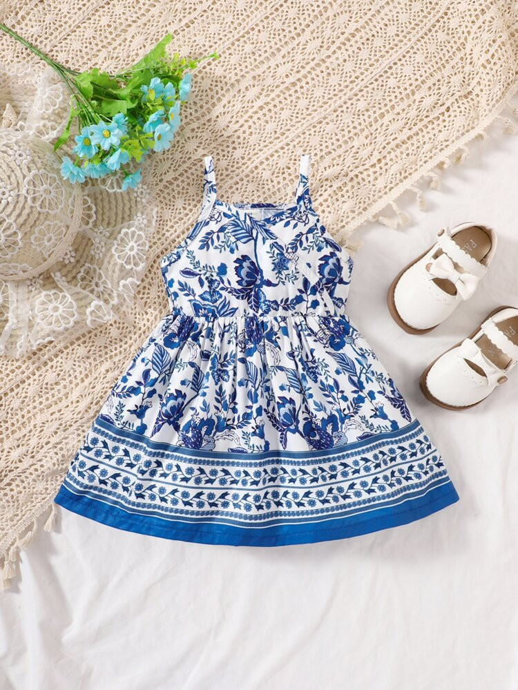 Baby Floral Print Cami Dress | SHEIN