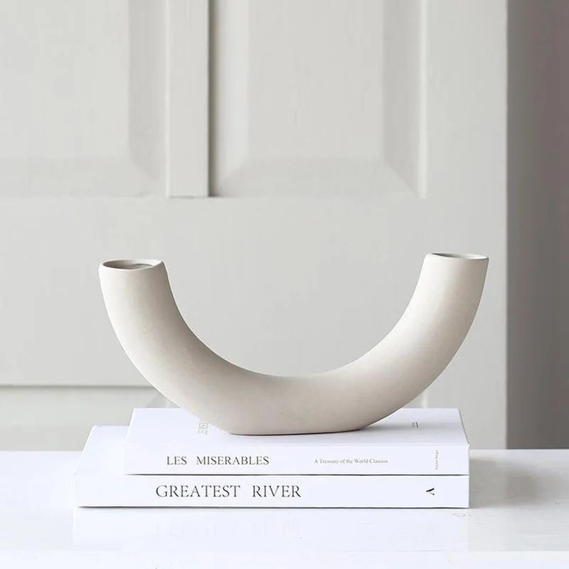 Bovee Off-White Ceramic Table Vase | Wayfair North America